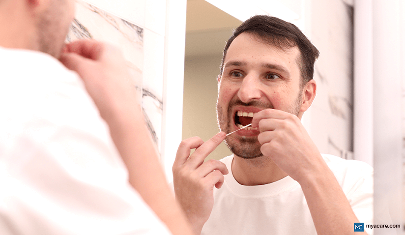 HOW TO FLOSS TEETH